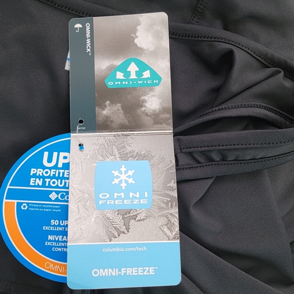 Columbia Black PFG Omni Freeze UPF 50 Outdoor Active Maxi Tank Dress Sz L NEW - Picture 12 of 15